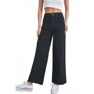 NEW BUTTERMELON wide leg long length jeans in black